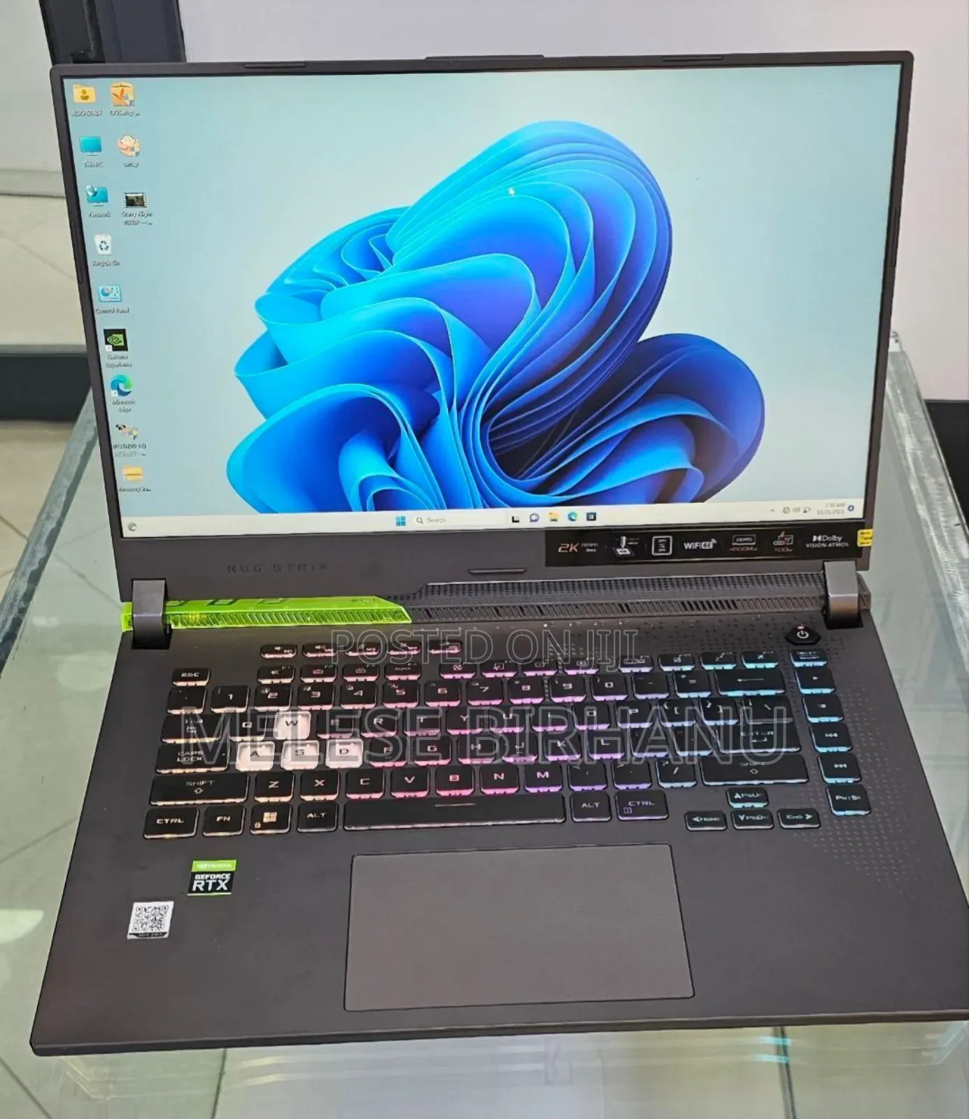 New Laptop Asus ROG G703 16GB AMD Ryzen 9 SSD 512GB