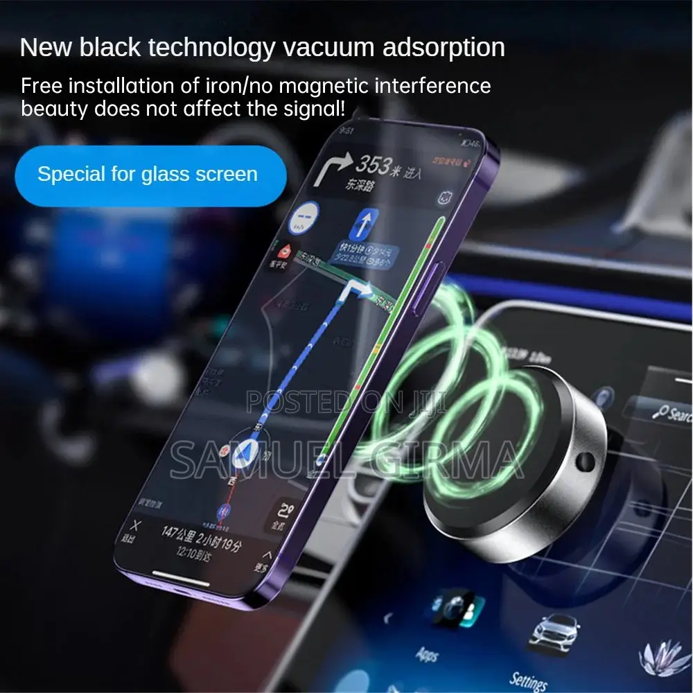 ~Vacuum Suction Rechargeable Phone Holder