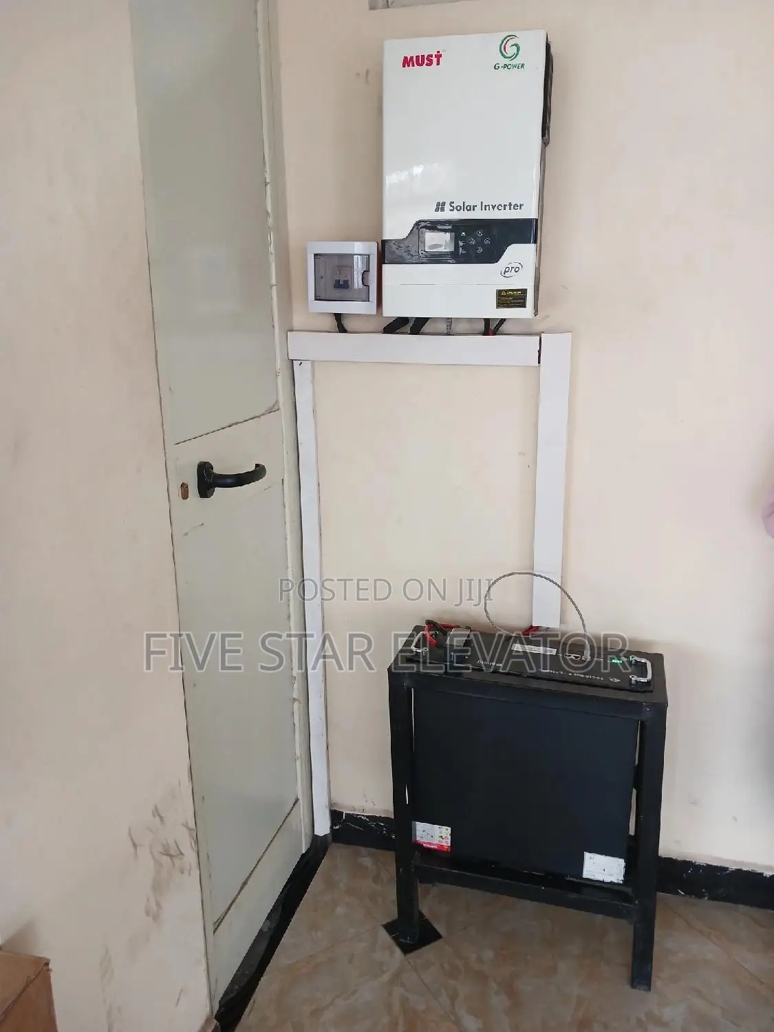 G-Power Solar Inverter and Lithium Ion Battery