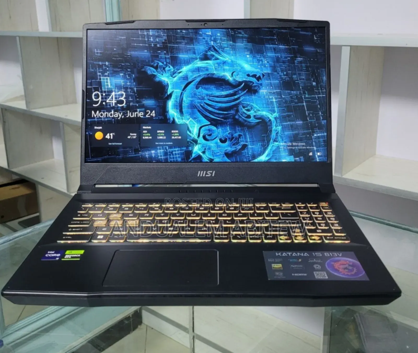 New Laptop MSI Katana 17 32GB Intel Core I9 SSD 1T