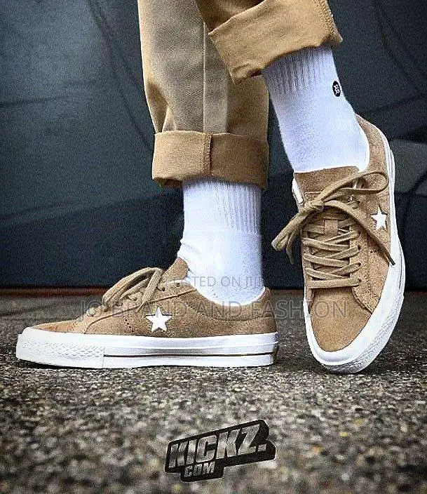 Converse One Star #OX "Brown White" #Low Shoes