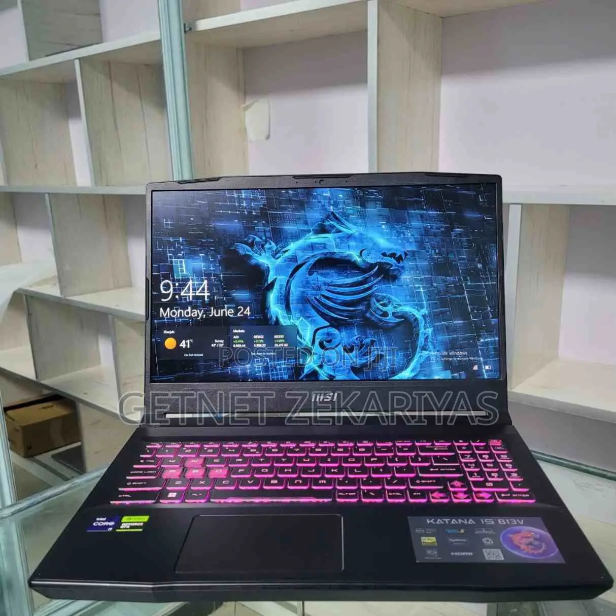 New Laptop MSI Katana 15 32GB Intel Core I9 SSD 1T