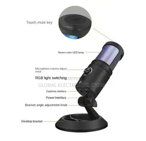 ለዩቲዩብና ፌስቡክ ቀጥታ ስርጭት/ቪሎግ ቀረፃ/ቃለ -መጠይቅ/ኮንፈረንስ/የመድረክ አፈፃፀም Mic