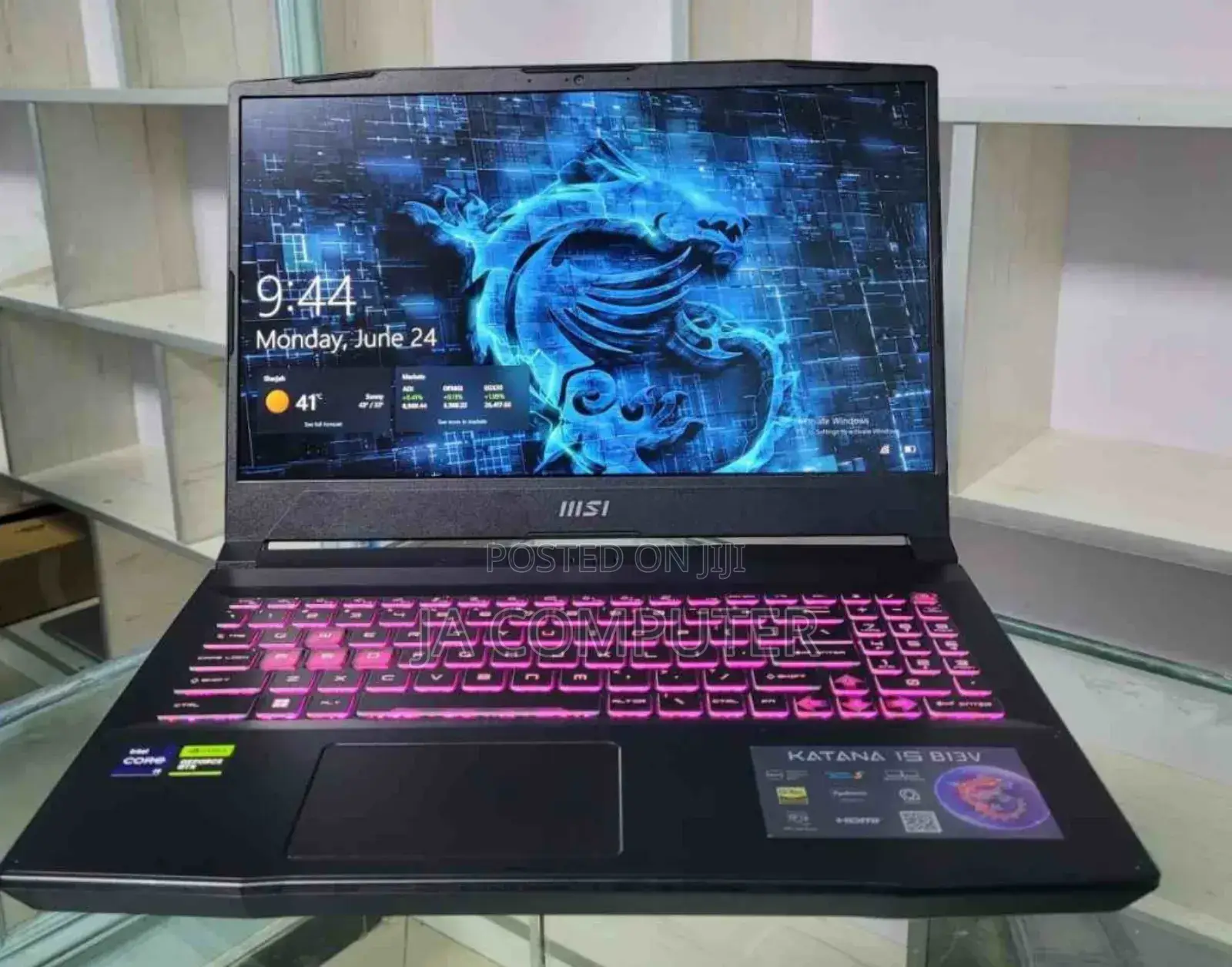 New Laptop MSI Katana GF66 16GB Intel Core I9 SSD 1T
