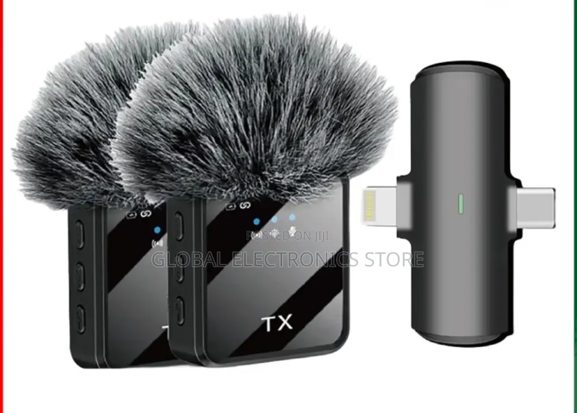 Original Dual Cordless Omni Directional Collar Microphone