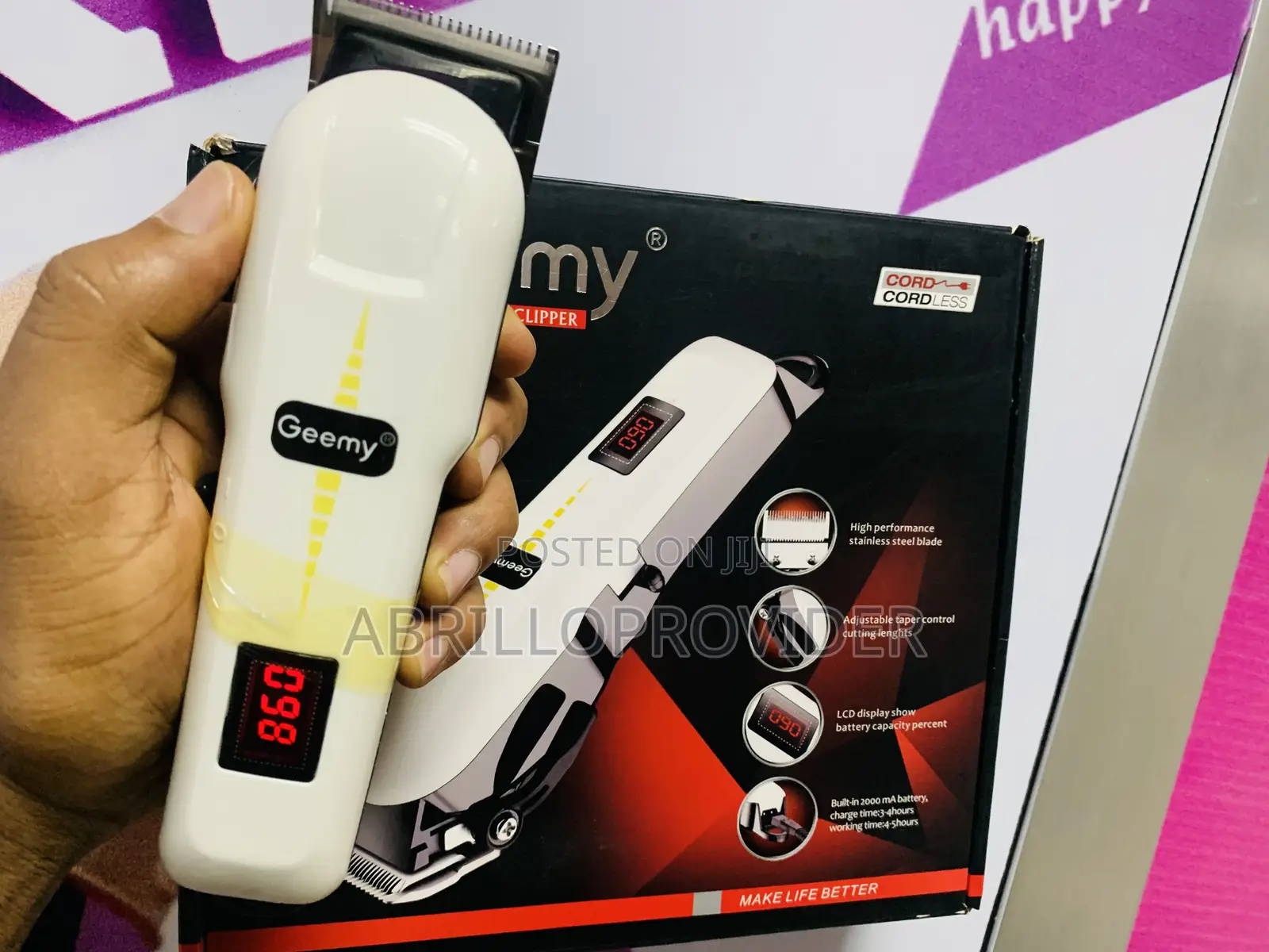 Recharge Hair Clippers/Geeky Hair Clippers