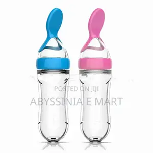 Baby Feeding Bottle Spoon With Container