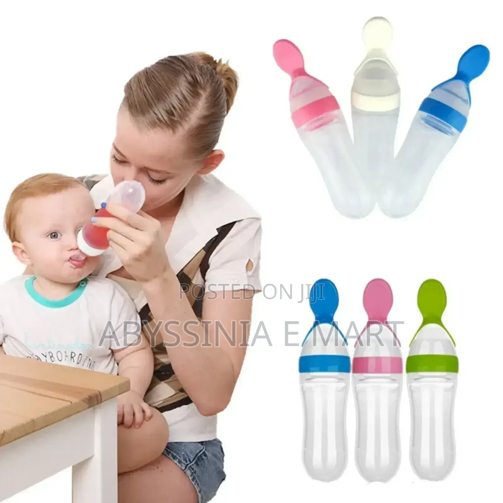 Baby Feeding Bottle Spoon With Container