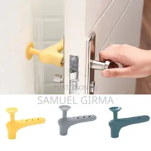 Photo - - Silicone Door Knob Cover Suction Cup