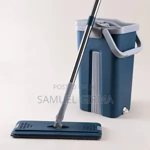 Photo - -Magic Flat Mop and Bucket Set