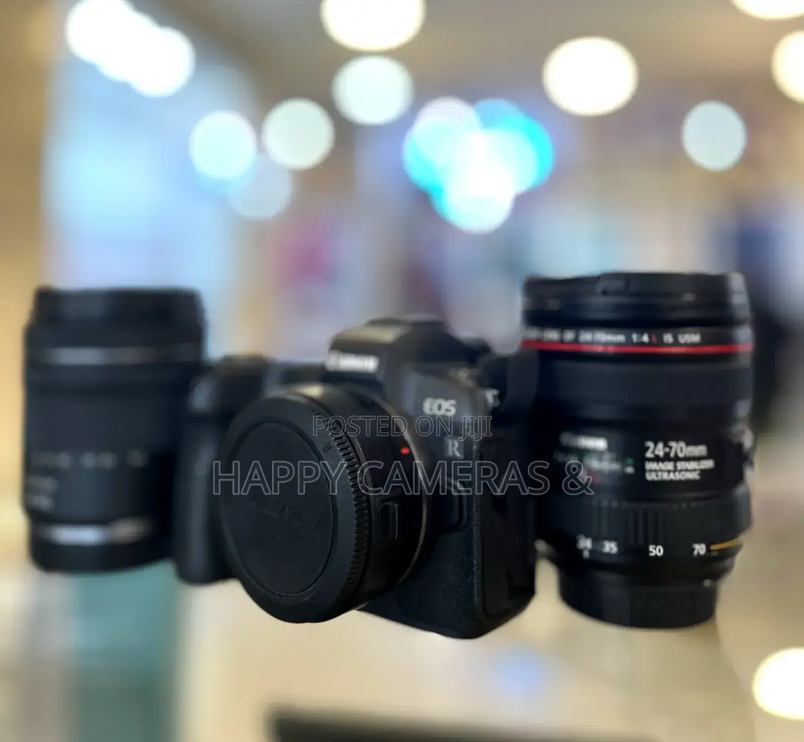 Canon R + 24-70mm USM + RF 24-105 +Adapter