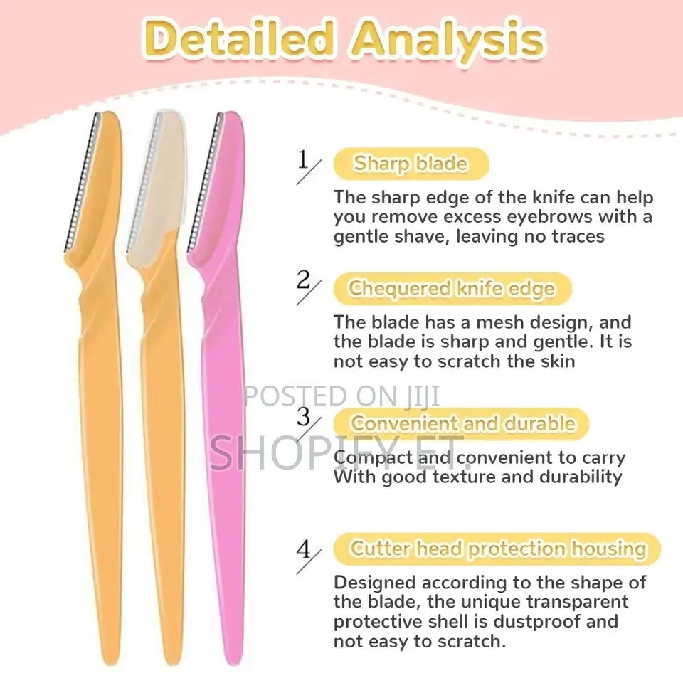 5 Piece Eyebrow Trimmer