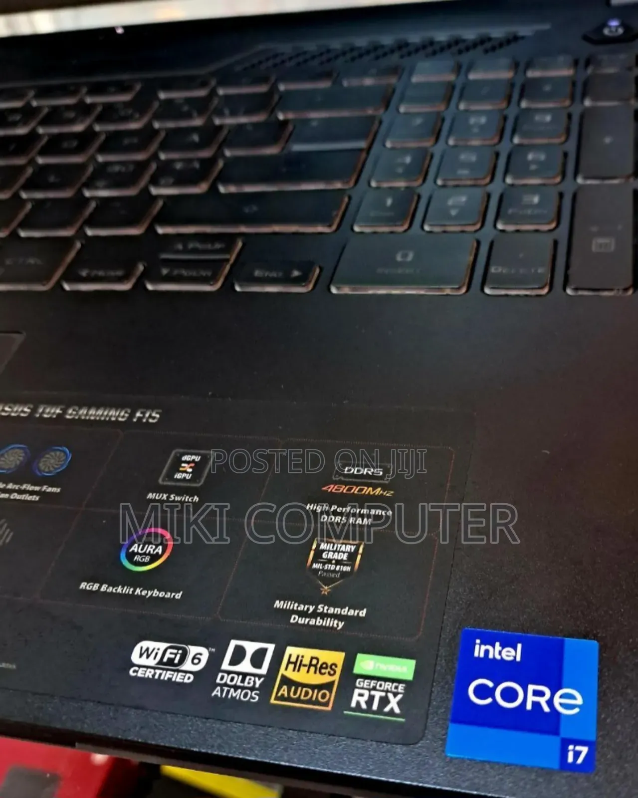 New Laptop Asus TUF Gaming A15 32GB Intel Core I7 SSD 512GB