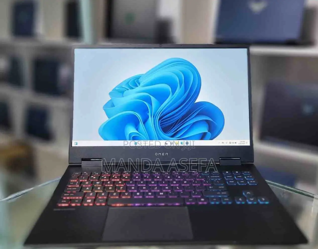 New Laptop HP Omen 15 16GB AMD Ryzen 7 SSD 512GB