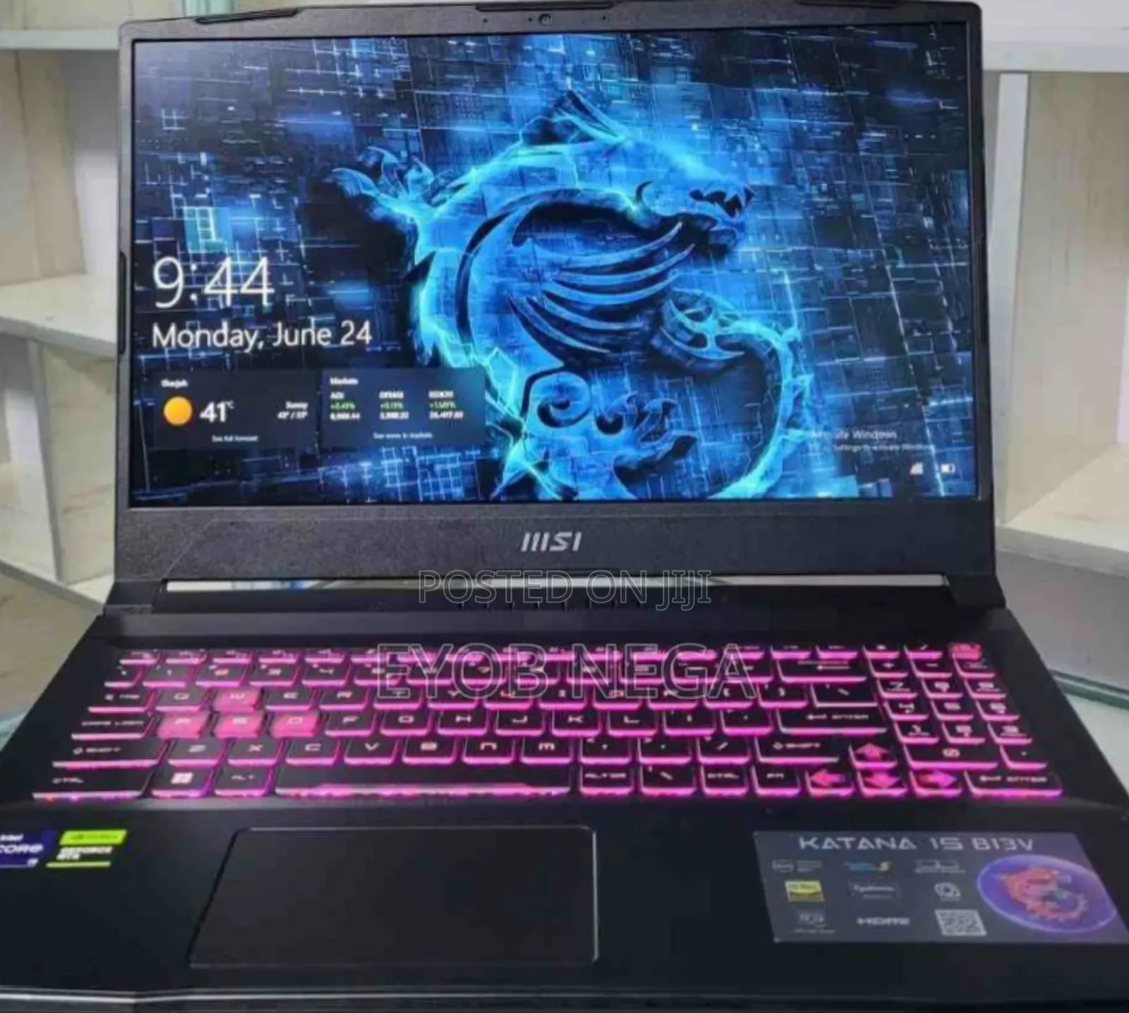 New Laptop MSI Katana GF66 32GB Intel Core I9 SSD 1T