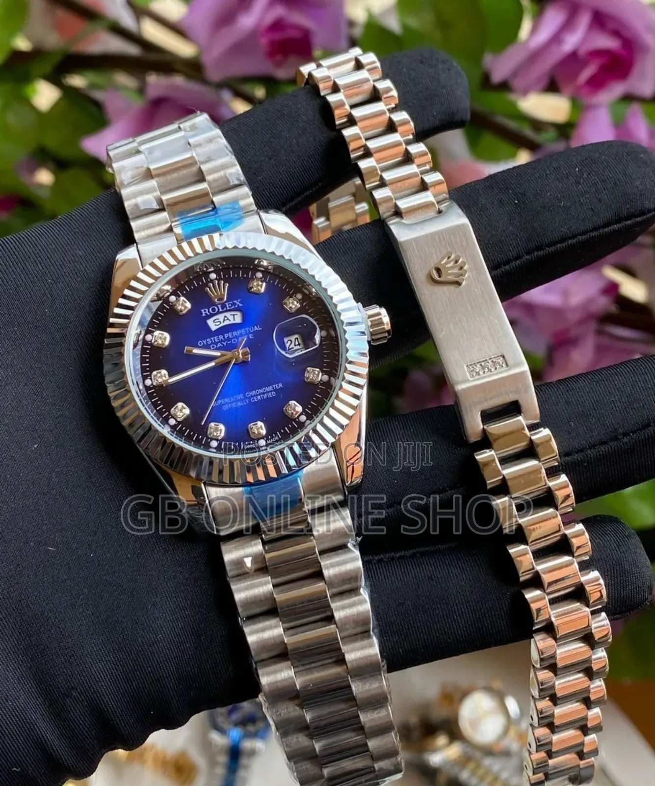 Rolex Watch With Bracelet + Luxury Watch Box