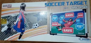 Soccer Target Set - 2 Sticky Balls, Foldable Flannel Goal