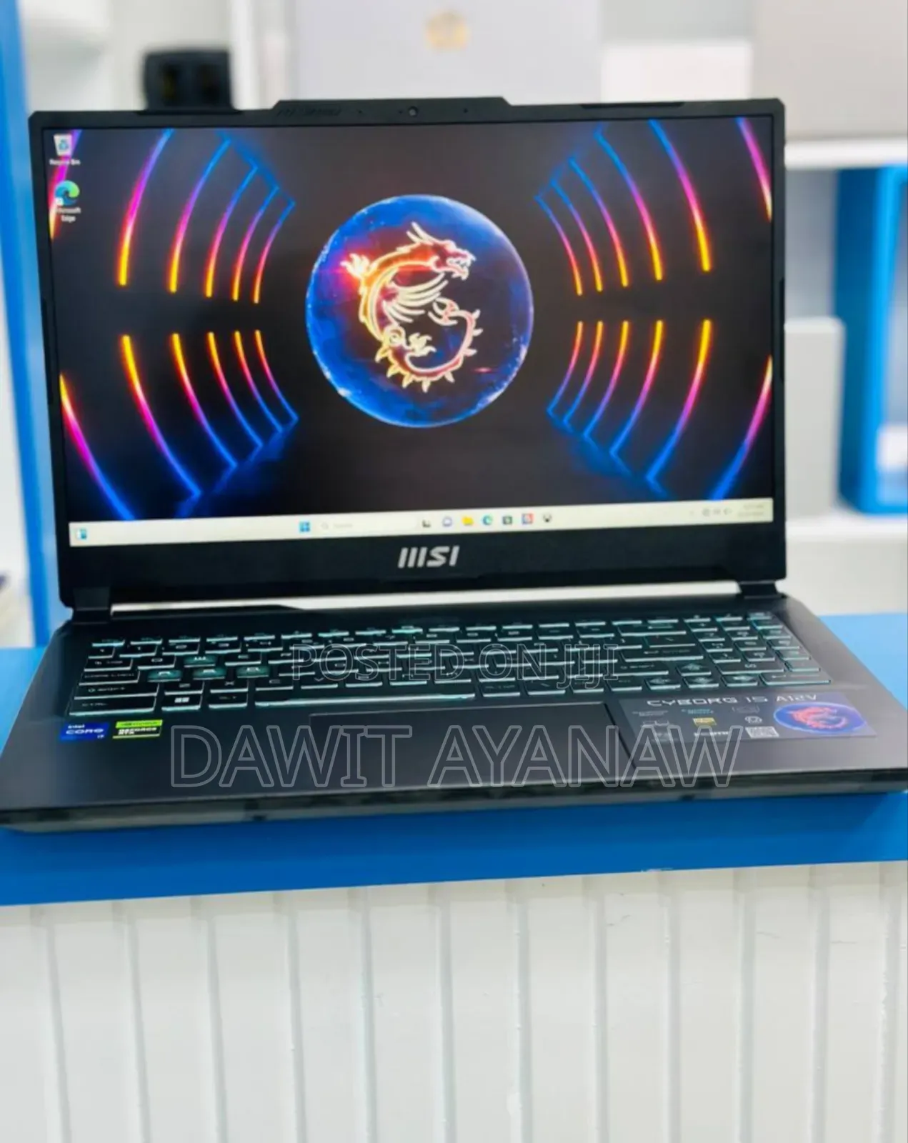 New Laptop MSI 16GB Intel Core I7 SSD 512GB