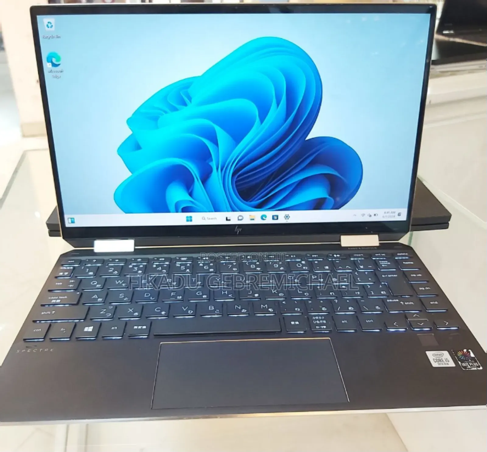 New Laptop HP Spectre X360 8GB Intel Core I5 SSD 512GB