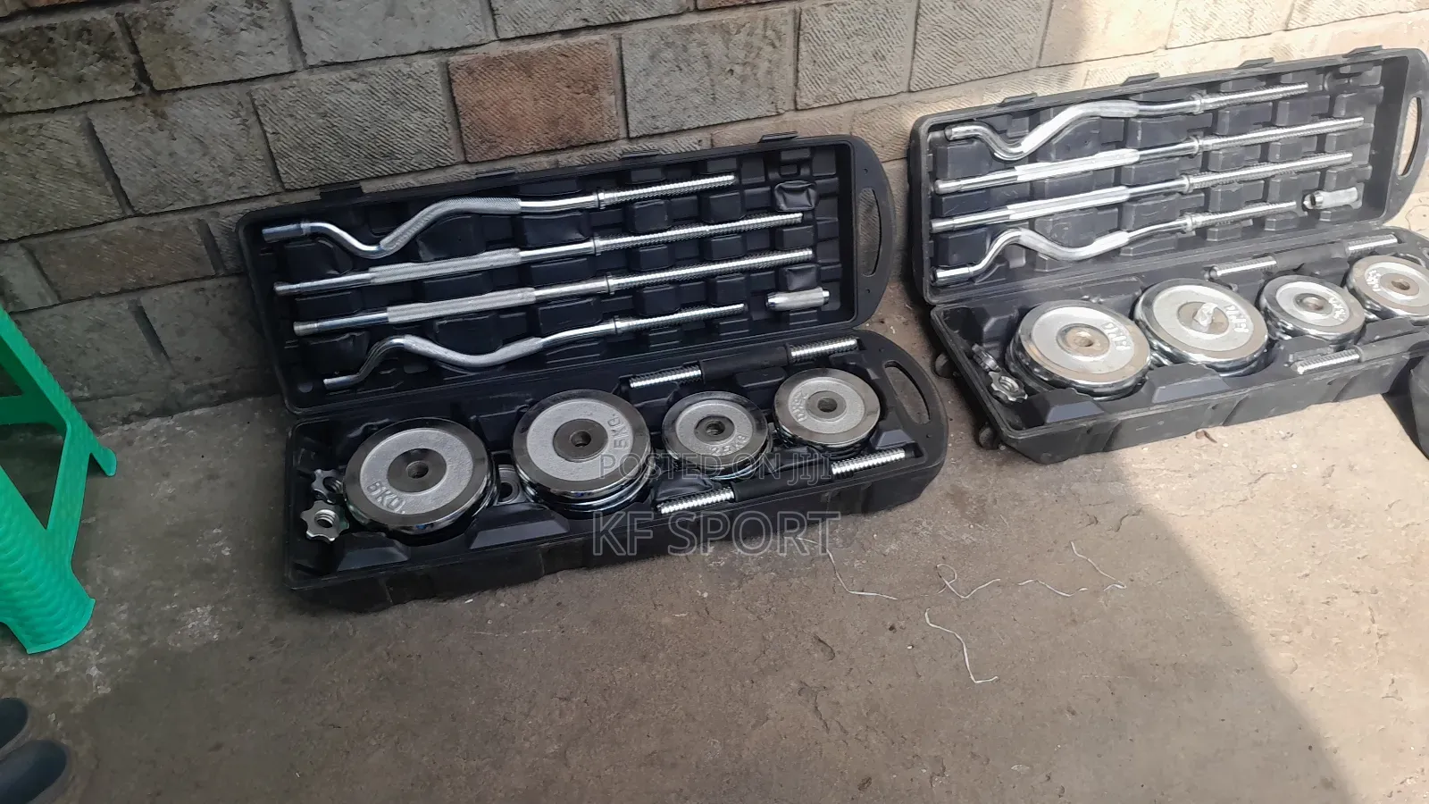 Adjustable Dumbbell and Barbell ተገጣጣሚ ዳምቤልና ባርቤል 55kg