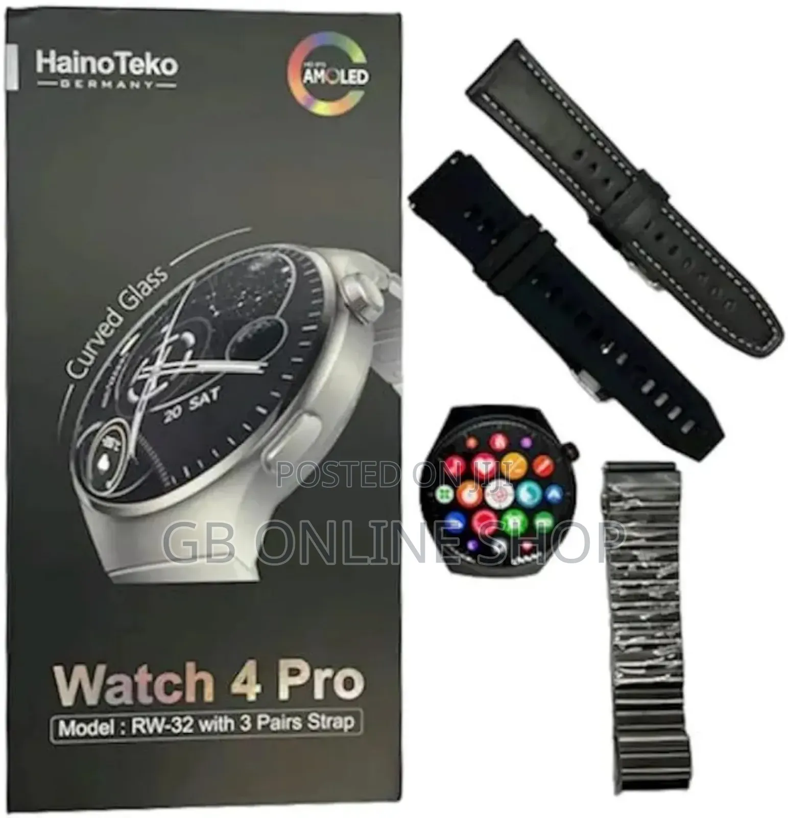 Haino Teko Rw-32 Smart Watch Hd Ips Amoled Screen,Curved