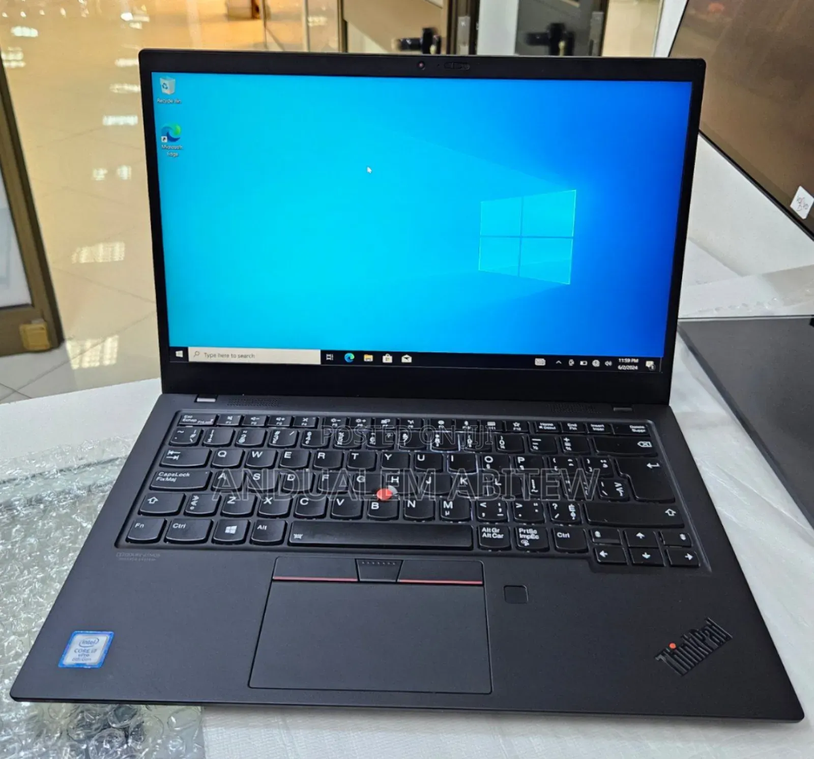 New Laptop Lenovo ThinkPad X1 Carbon 16GB Intel Core I7 SSD 512GB