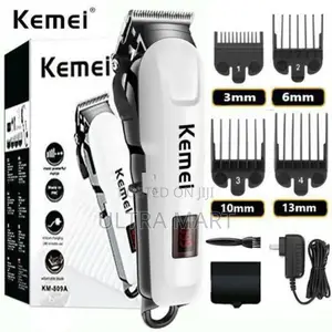 Kemei Rechargeable Hair Clipper የፀጉር መቁረጫ
