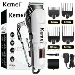 Kemei Rechargeable Hair Clipper የፀጉር መቁረጫ