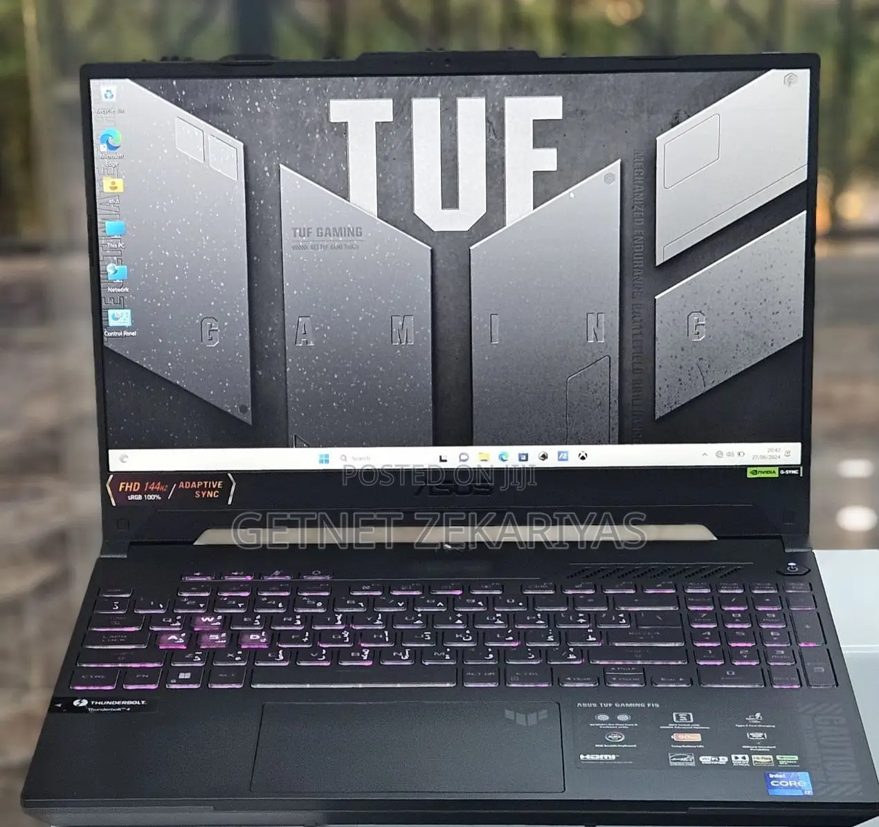 New Laptop Asus TUF Dash F15 16GB Intel Core I7 SSD 1T