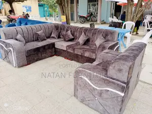 ኤልሼፕ ሶፋ በ Hd ስፖንጅ ከተለያየ የዲዛይን እና ከለር አማራጮች