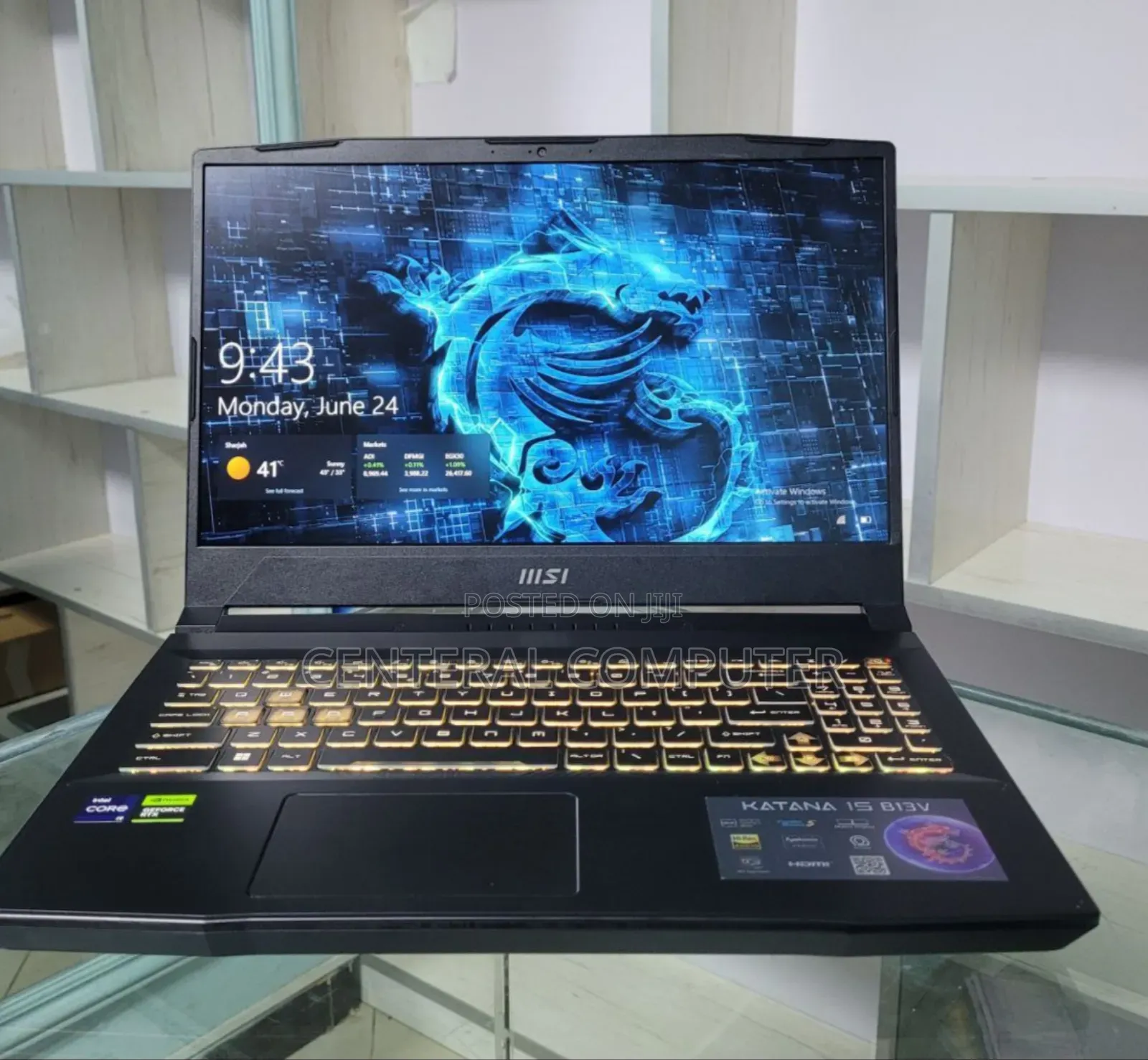 New Laptop MSI Katana GF66 16GB Intel Core I9 SSD 512GB