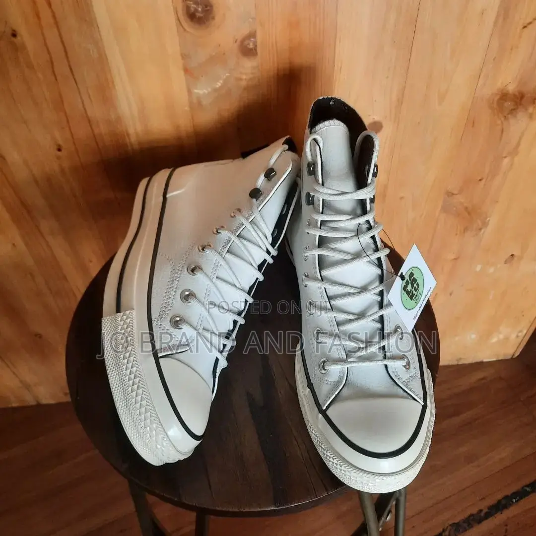 Converse All Star Chunk 70 Hi-Top Trainer Leather Shoes