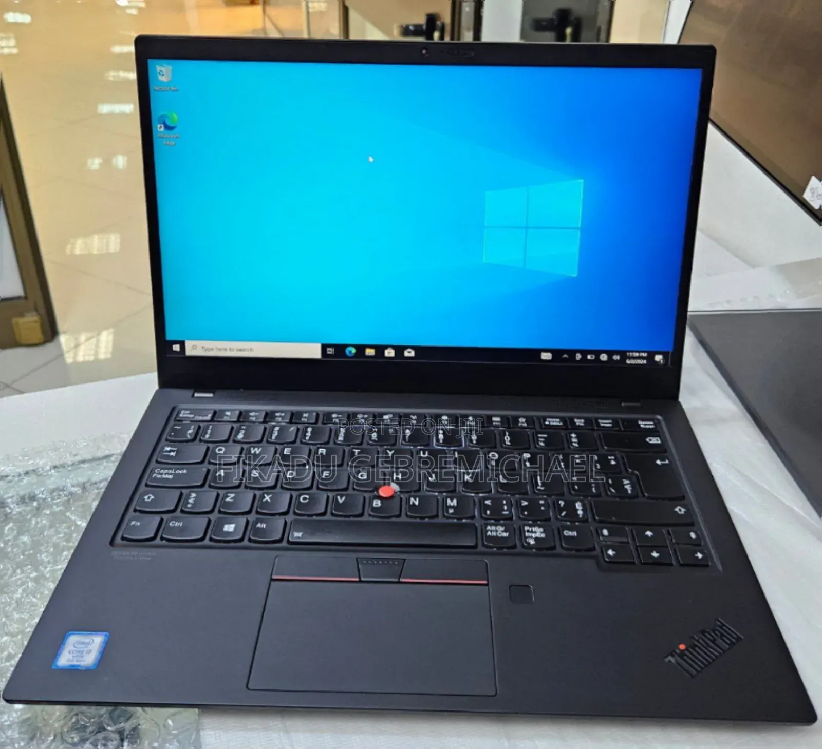 New Laptop Lenovo ThinkPad X1 Carbon 16GB Intel Core I7 SSD 512GB