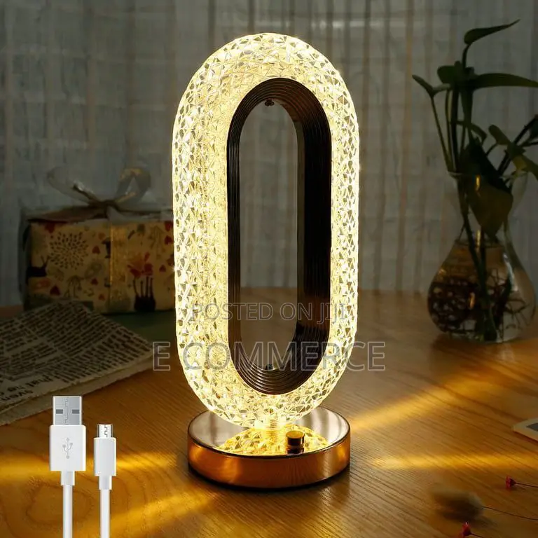 LED Crystal Table Lamp