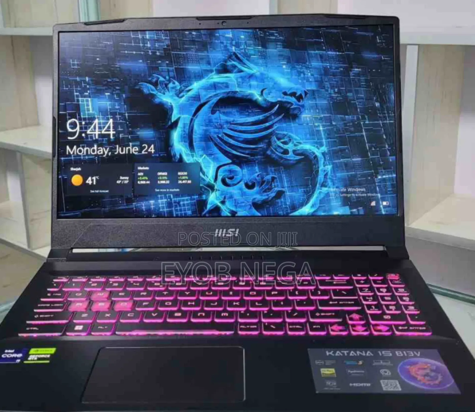 New Laptop MSI 16GB Intel Core I9 SSD 1T