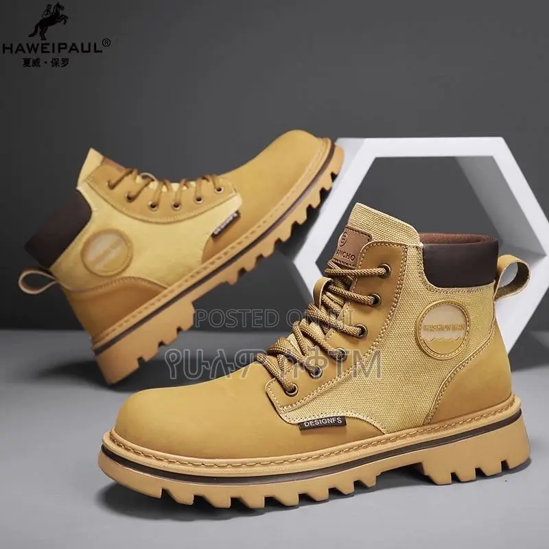 Original Fashion Man Waterproof Boots Shoe
