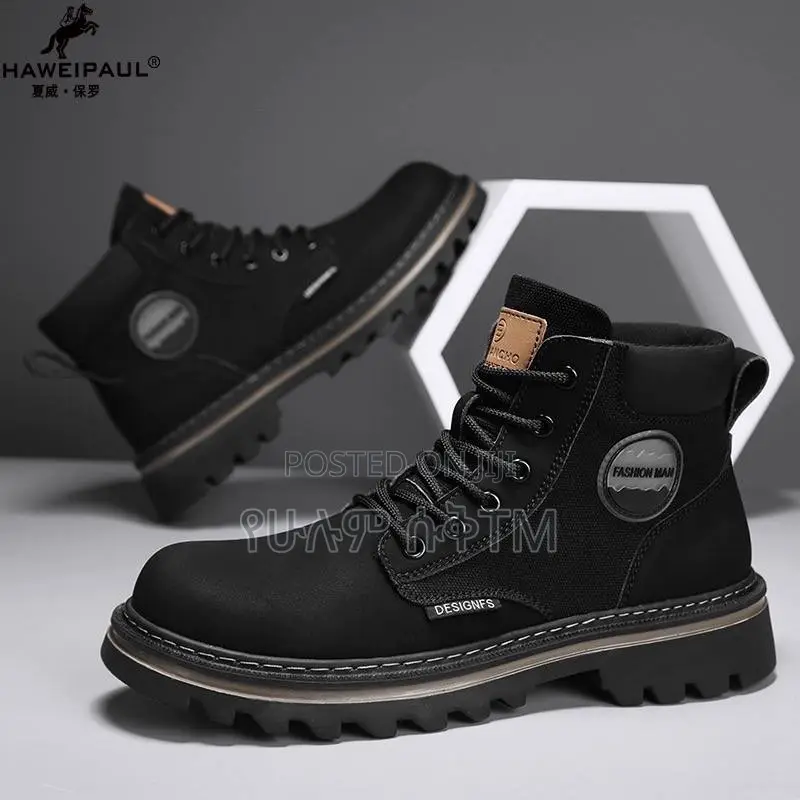 Original Fashion Man Waterproof Boots Shoes