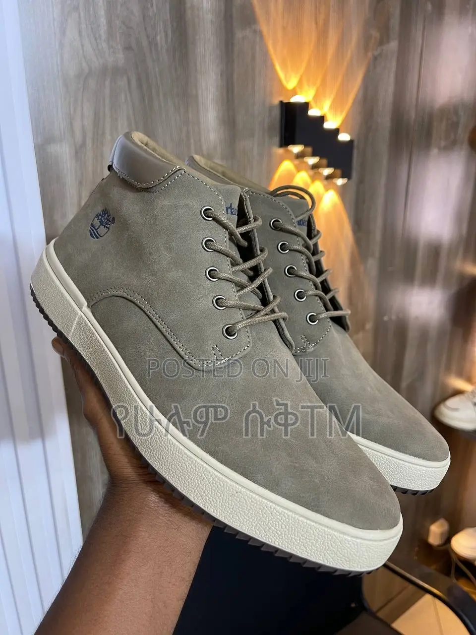 Original Timberland Waterproof Mid ‘Gray’ Shoes