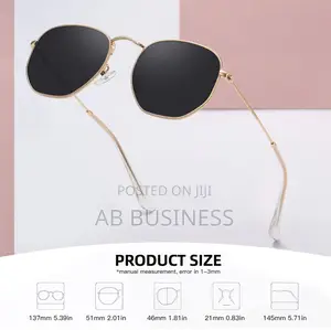 MEETSUN Polarized Hexagon Sunglasses for Men/Women