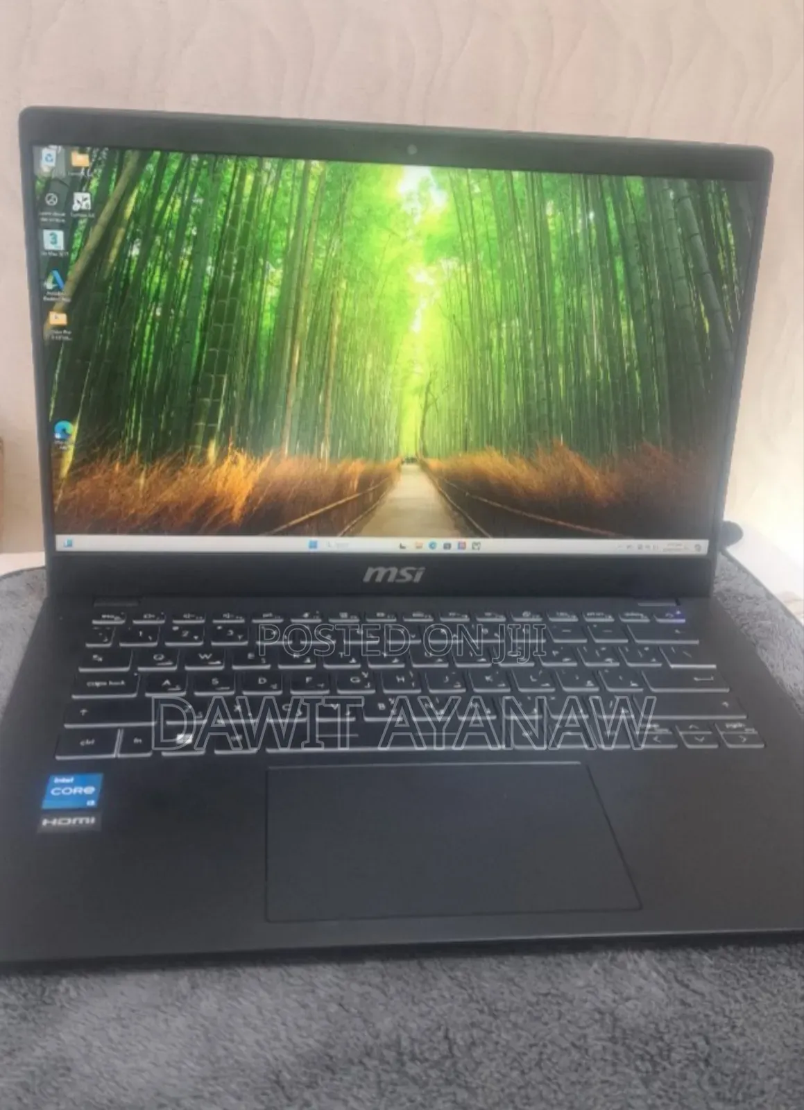 New Laptop MSI 8GB Intel Core I3 SSD 256GB