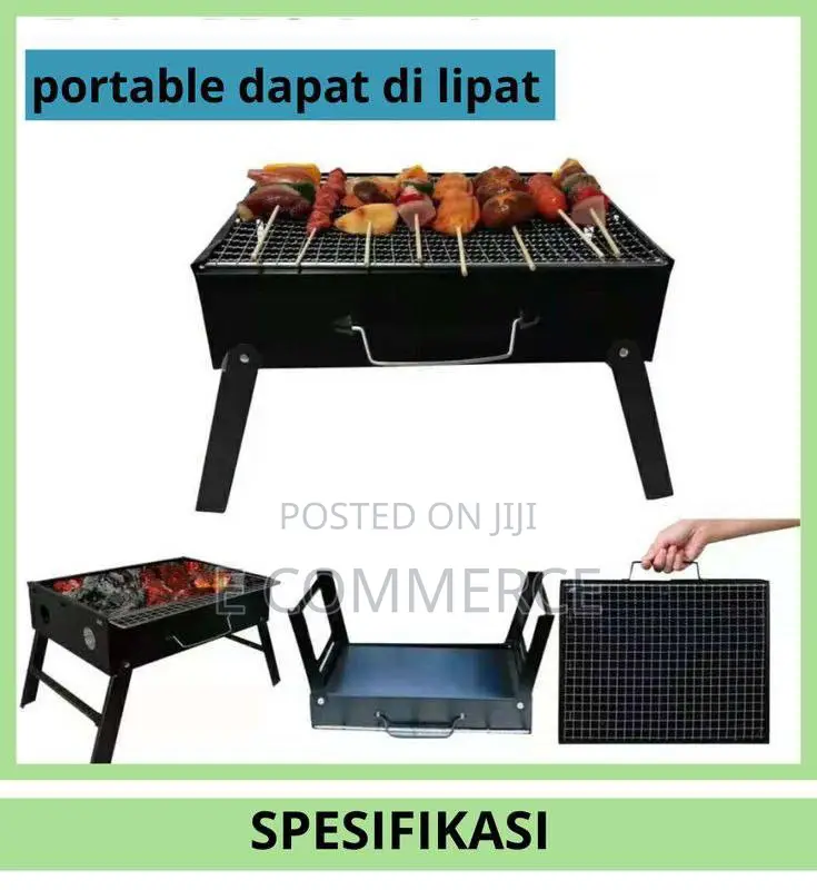 Foldable Barbecue Grill With Stand