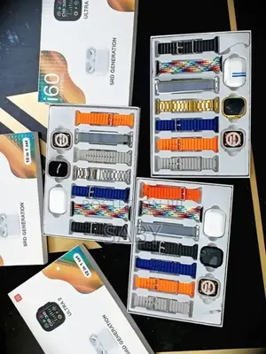 7in1 Ultra Smart Watch With 7 Straps –