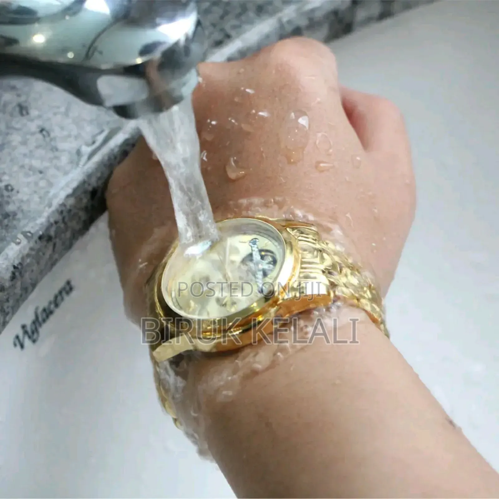 Tevise Full Golden Luxury Watch