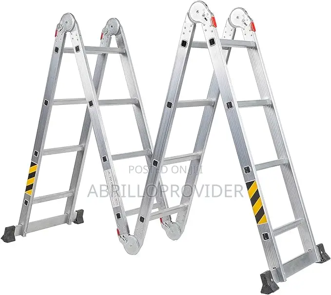 16 Step 4.7meter Foldable Ladder Aluminium Ladder Multipurpo