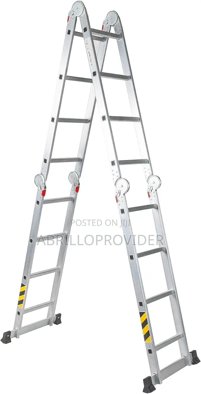 16 Step 4.7meter Foldable Ladder Aluminium Ladder Multipurpo