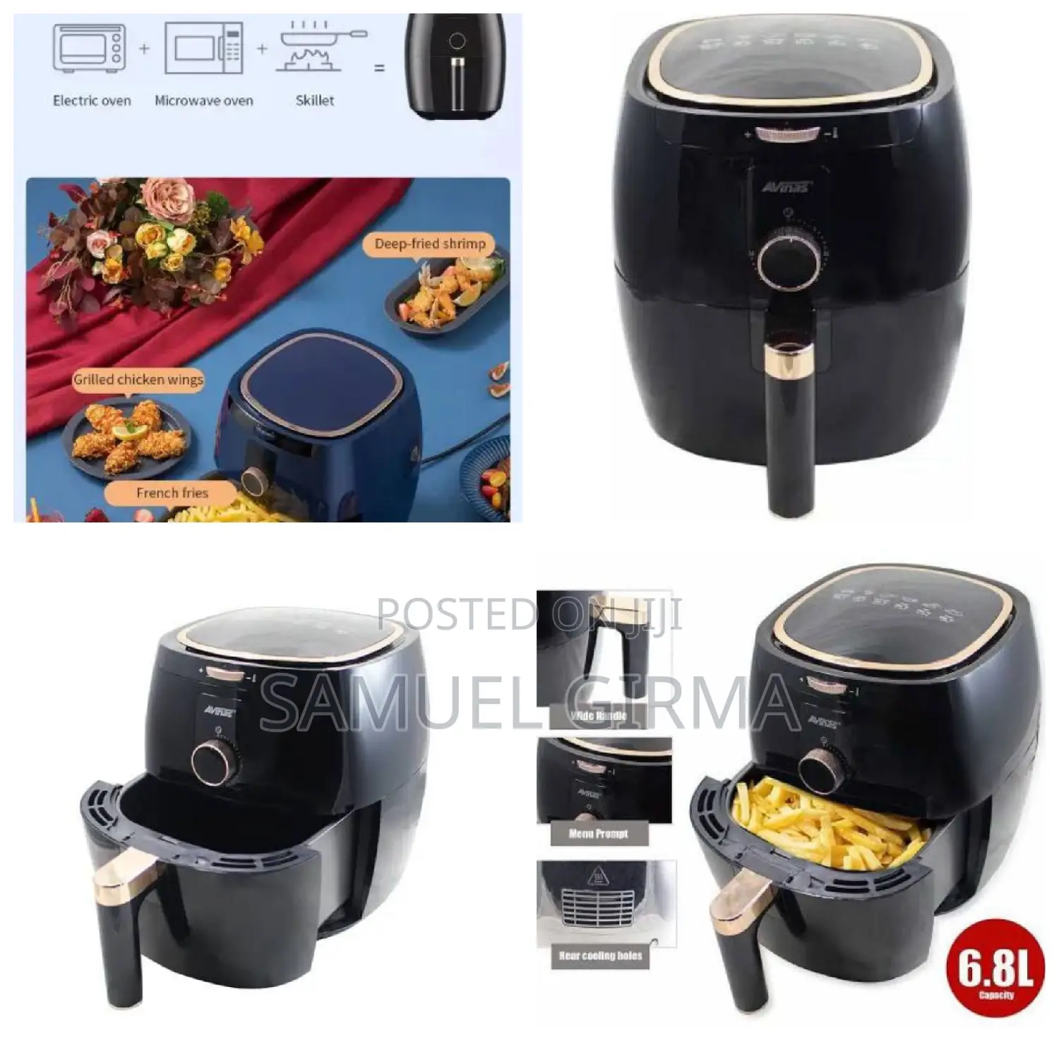 -Avinas Deep Air Fryer
