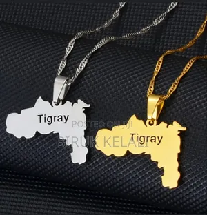 Tigray Map Necklace