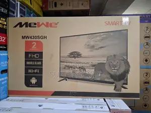 Mewe 43" Smart Double Glass Led Television / 2024