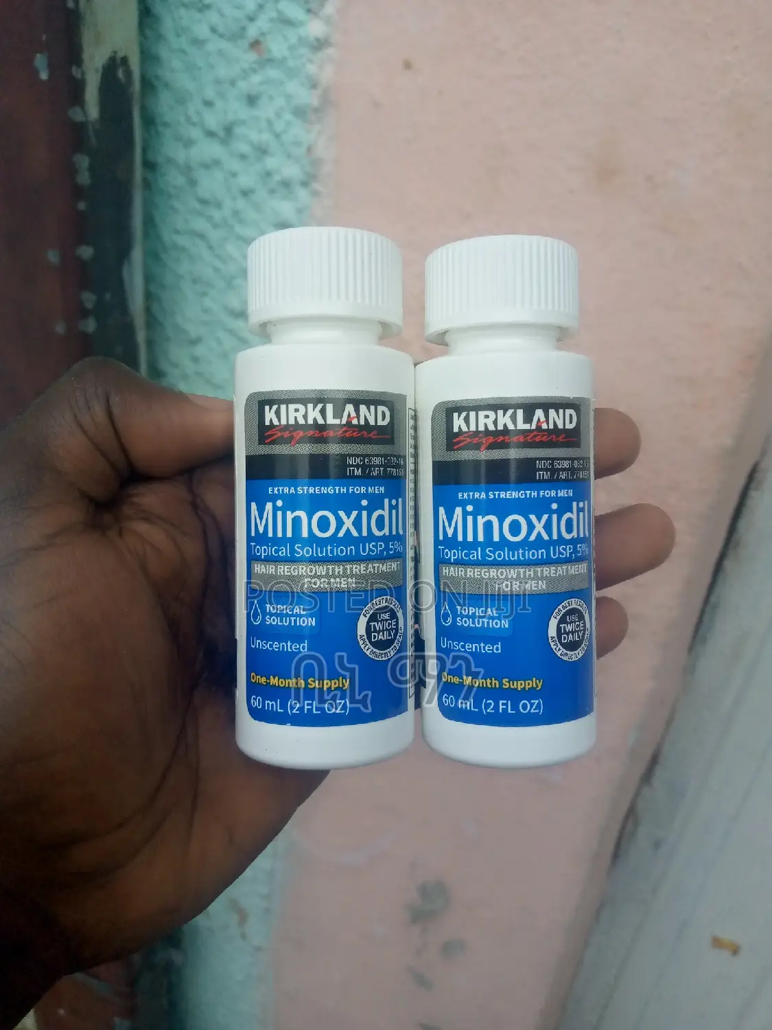 Kirkland Minoxidil 5% the Beast Solution for Hair and Beard.