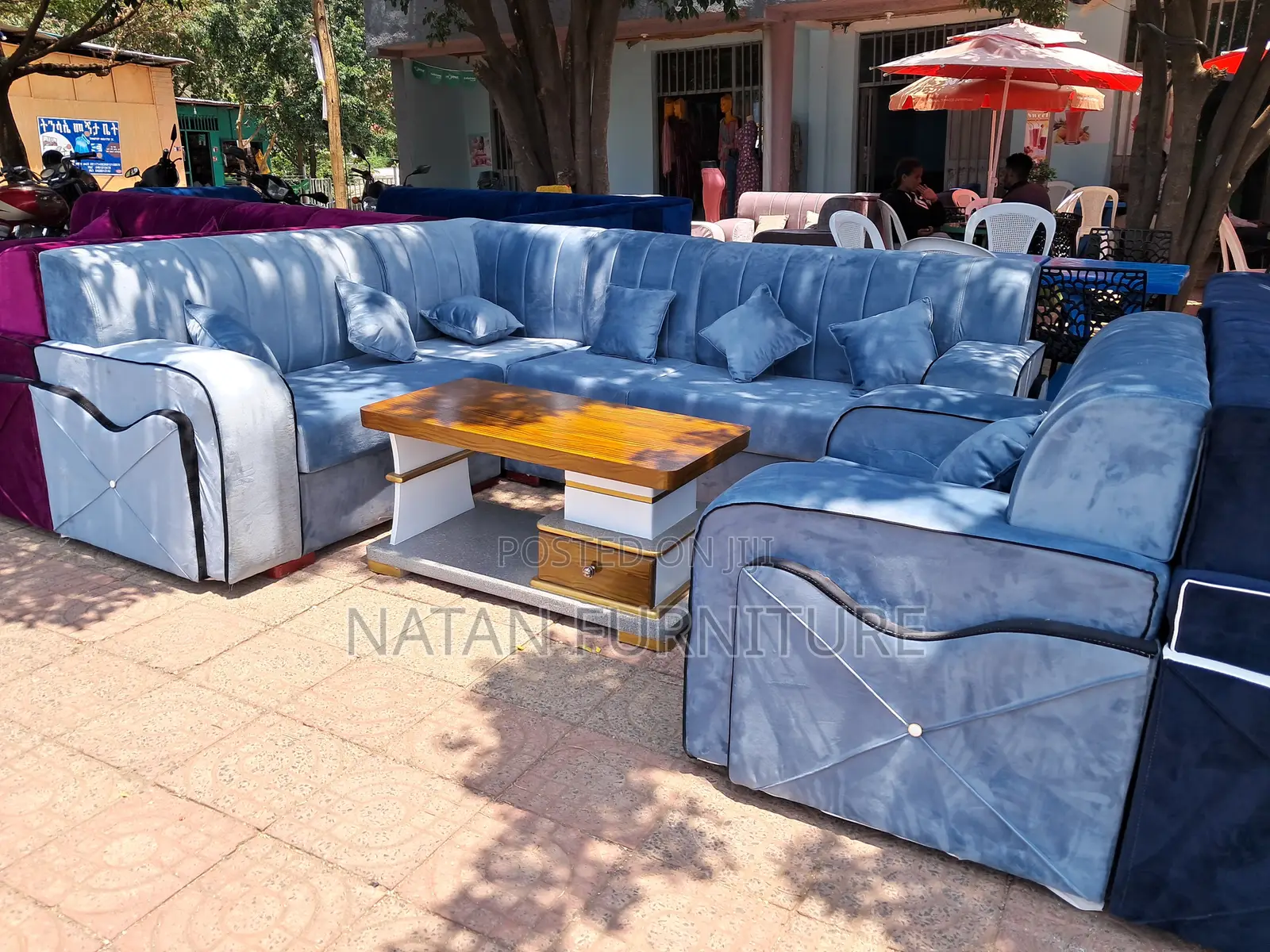 ኤልሼኘ ሶፋ Sofa ማለዳ HD Sponge Made of Wooden Material Quality